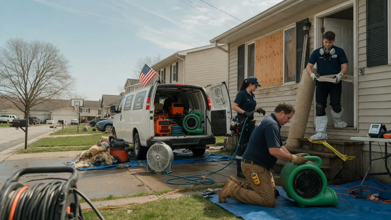 Water Damage Restoration in Beulah, MI near me
